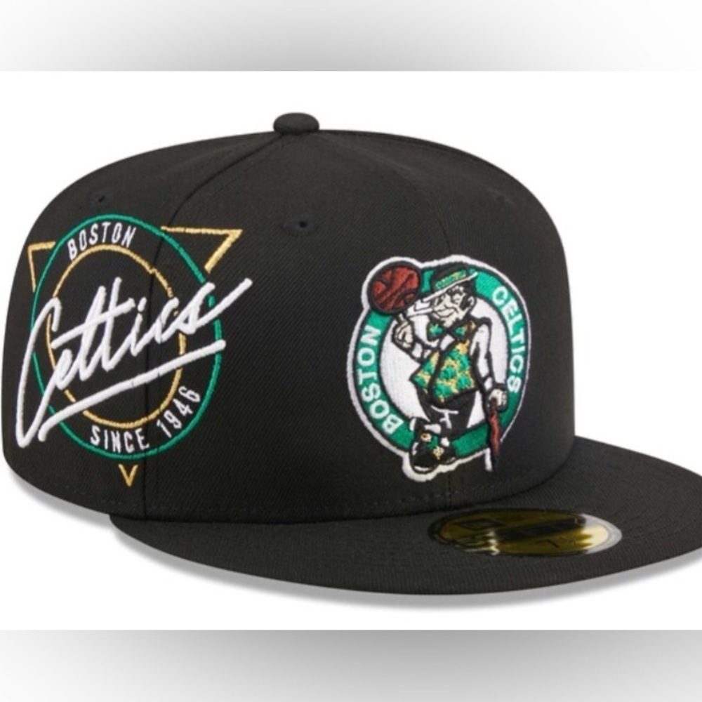 NEW - 🌸Host Pick 🌸 New Era Boston Celtics Neon Emblem 59FIFTY Fitted Hat.